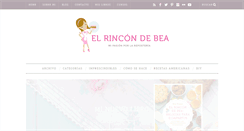 Desktop Screenshot of elrincondebea.com